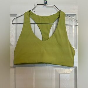 PARAGON Lime Green Halter Neck Sports Bra